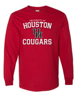 Houston Cougars Long Sleeve Tee Shirt - University of Houston UH Cougars Arch