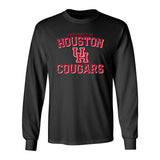 Houston Cougars Long Sleeve Tee Shirt - University of Houston UH Cougars Arch