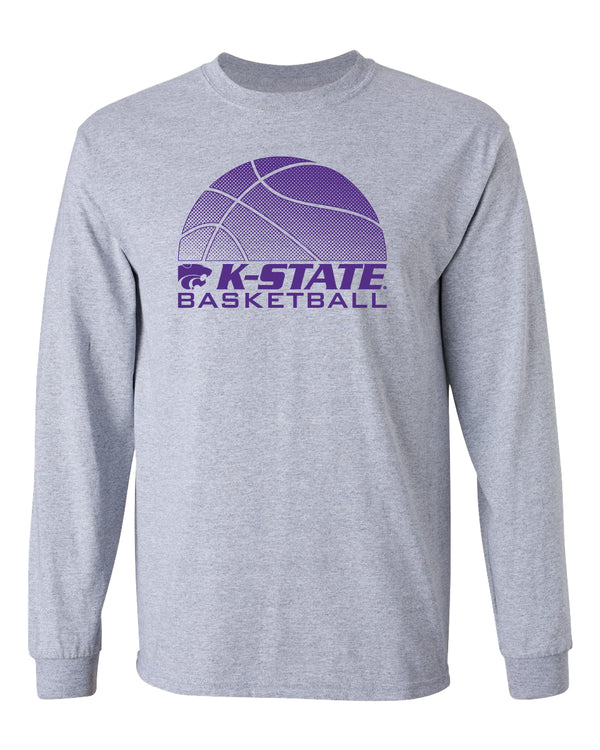 K-State Wildcats Long Sleeve Tee Shirt - K-State Basketball