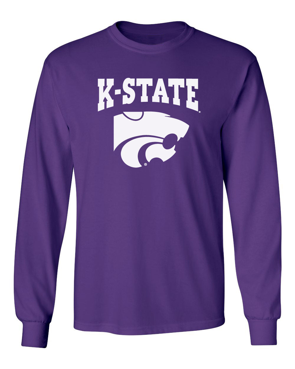 K-State Wildcats Long Sleeve Tee Shirt - K-State Powercat