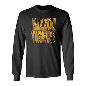 Missouri Tigers Long Sleeve Tee Shirt - Mizzou Tigers Football Image