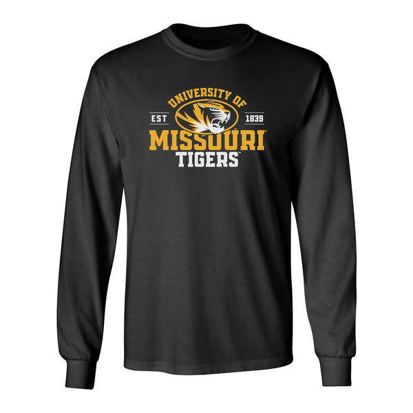 Missouri Tigers Long Sleeve Tee Shirt - University of Missouri EST 1839