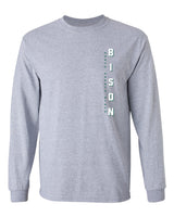 NDSU Bison Long Sleeve Tee Shirt - Vert North Dakota State BISON