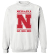 Nebraska Huskers Crewneck Sweatshirt - N Go Big Red