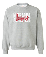 Nebraska Athletics Legacy Script "Huskers" Crewneck Sweatshirt