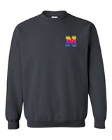 Nebraska Rainbow N Crewneck Sweatshirt