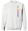 Nebraska Huskers Crewneck Sweatshirt - Rainbow NEBRASKA Huskers