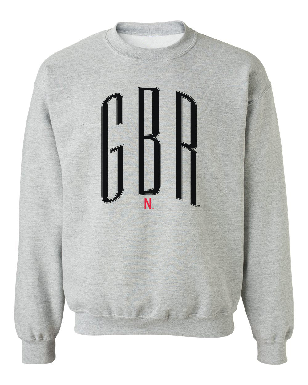 Nebraska Huskers Crewneck Sweatshirt - Black GBR