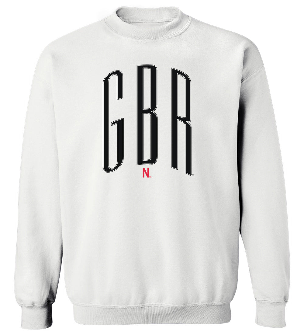 Nebraska Huskers Crewneck Sweatshirt - Black GBR