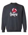Nebraska Husker Crewneck Sweatshirt - Volleyball Legacy Script Huskers