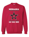 Nebraska Husker Sweatshirt Crewneck - Star N GO BIG RED