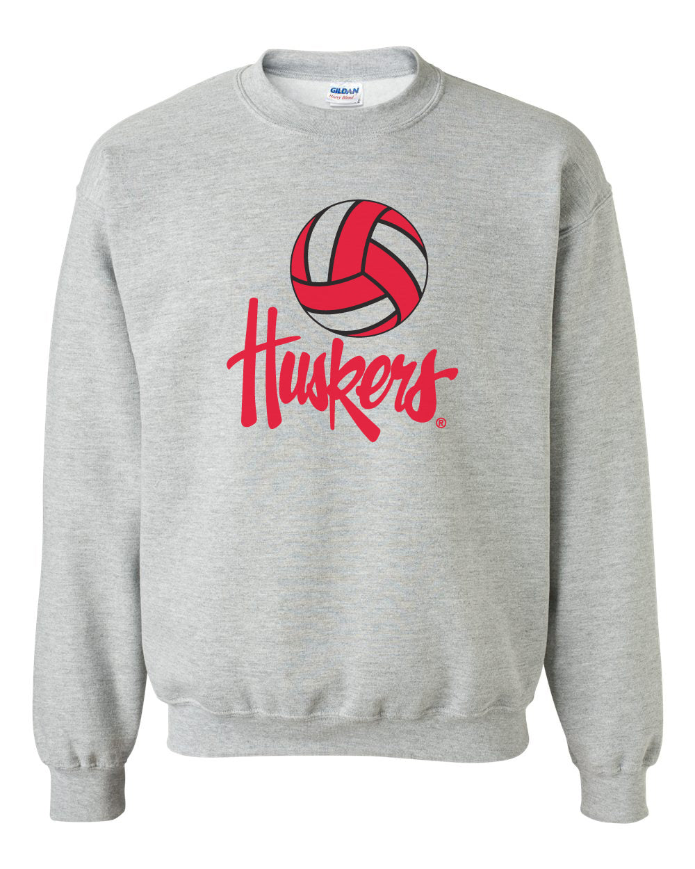 Nebraska Huskers Crewneck Sweatshirt - Nebraska Volleyball Legacy Script Huskers