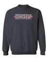 Nebraska Huskers Crewneck Sweatshirt - Huskers Horizontal Stripe