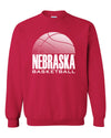 Nebraska Huskers Crewneck Sweatshirt - Nebraska Basketball