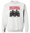 Nebraska Huskers Crewneck Sweatshirt - Football National Champions Trophies