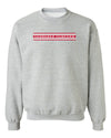 Nebraska Huskers Crewneck Sweatshirt - Nebraska Huskers Horiz Stripe