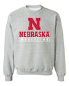 Nebraska Huskers Crewneck Sweatshirt - Nebraska Wrestling