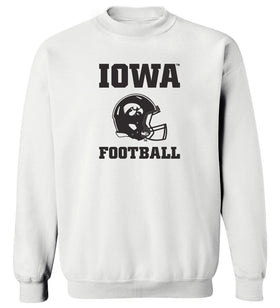 Iowa Hawkeyes Crewneck Sweatshirt - Iowa Football Helmet