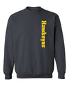 Iowa Hawkeyes Crewneck Sweatshirt - Vertical Offset Hawkeyes