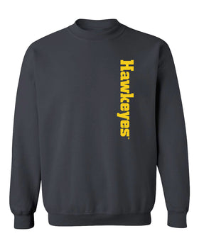 Iowa Hawkeyes Crewneck Sweatshirt - Vertical Offset Hawkeyes