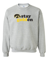 Iowa Hawkeyes Crewneck Sweatshirt - Stay Golden