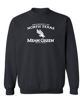 North Texas Mean Green Crewneck Sweatshirt - UNT Arch Primary Logo