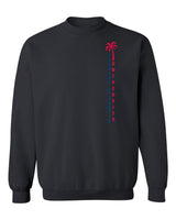 Florida Atlantic Owls Crewneck Sweatshirt - FAU Vertical Palm Tree