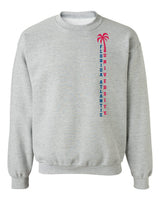 Florida Atlantic Owls Crewneck Sweatshirt - FAU Vertical Palm Tree