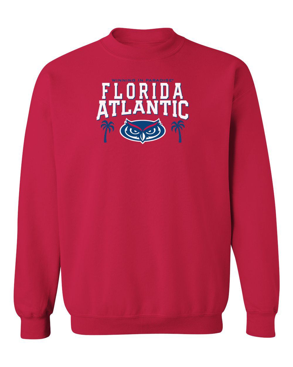 Florida Atlantic Owls Crewneck Sweatshirt - FAU Owls Winning in Paradise
