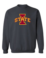 Iowa State Cyclones Crewneck Sweatshirt - ISU I-STATE Logo