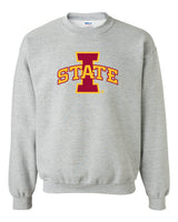 Iowa State Cyclones Crewneck Sweatshirt - ISU I-STATE Logo