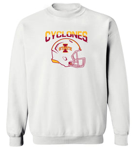 Iowa State Cyclones Crewneck Sweatshirt - ISU Cyclones Football Helmet