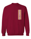 Iowa State Cyclones Crewneck Sweatshirt - Vertical Stripe CYCLONES