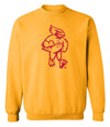 Iowa State Cyclones Crewneck Sweatshirt - Mascot Cy Full Body