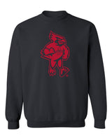 Iowa State Cyclones Crewneck Sweatshirt - Mascot Cy Full Body