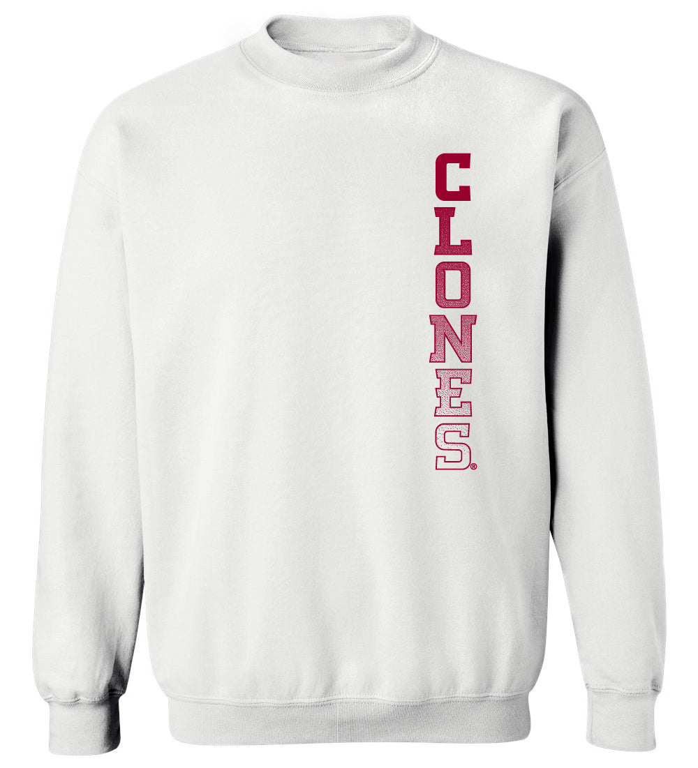 Iowa State Cyclones Crewneck Sweatshirt - Vertical Clones Fade