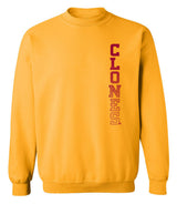 Iowa State Cyclones Crewneck Sweatshirt - Vertical Clones Fade
