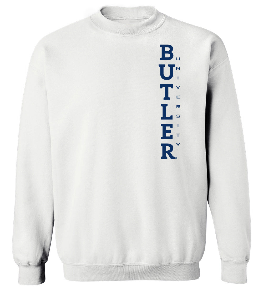 Butler Bulldogs Crewneck Sweatshirt - Vertical Butler University