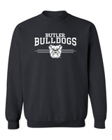 Butler Bulldogs Crewneck Sweatshirt - Bulldogs 3 Stripe Primary Logo