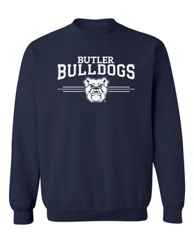 Butler Bulldogs Crewneck Sweatshirt - Bulldogs 3 Stripe Primary Logo