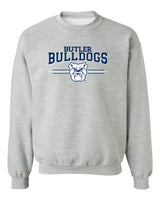Butler Bulldogs Crewneck Sweatshirt - Bulldogs 3 Stripe Primary Logo