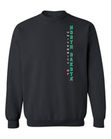 North Dakota Fighting Hawks Crewneck Sweatshirt - Vertical University of North Dakota