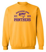 Northern Iowa Panthers Crewneck Sweatshirt - UNI Established 1876