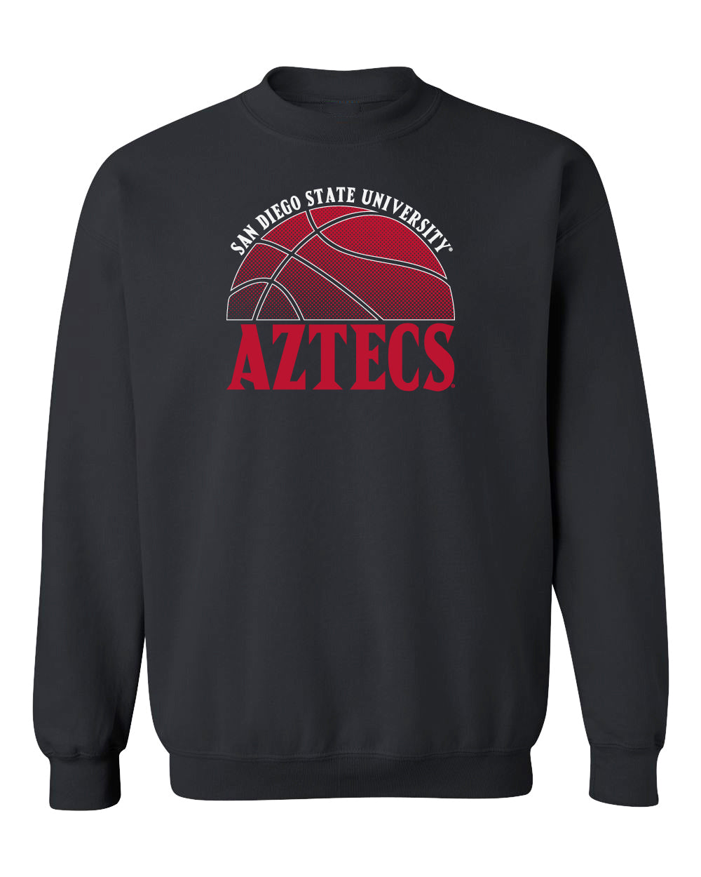 San Diego State Aztecs Crewneck Sweatshirt - SDSU Basketball