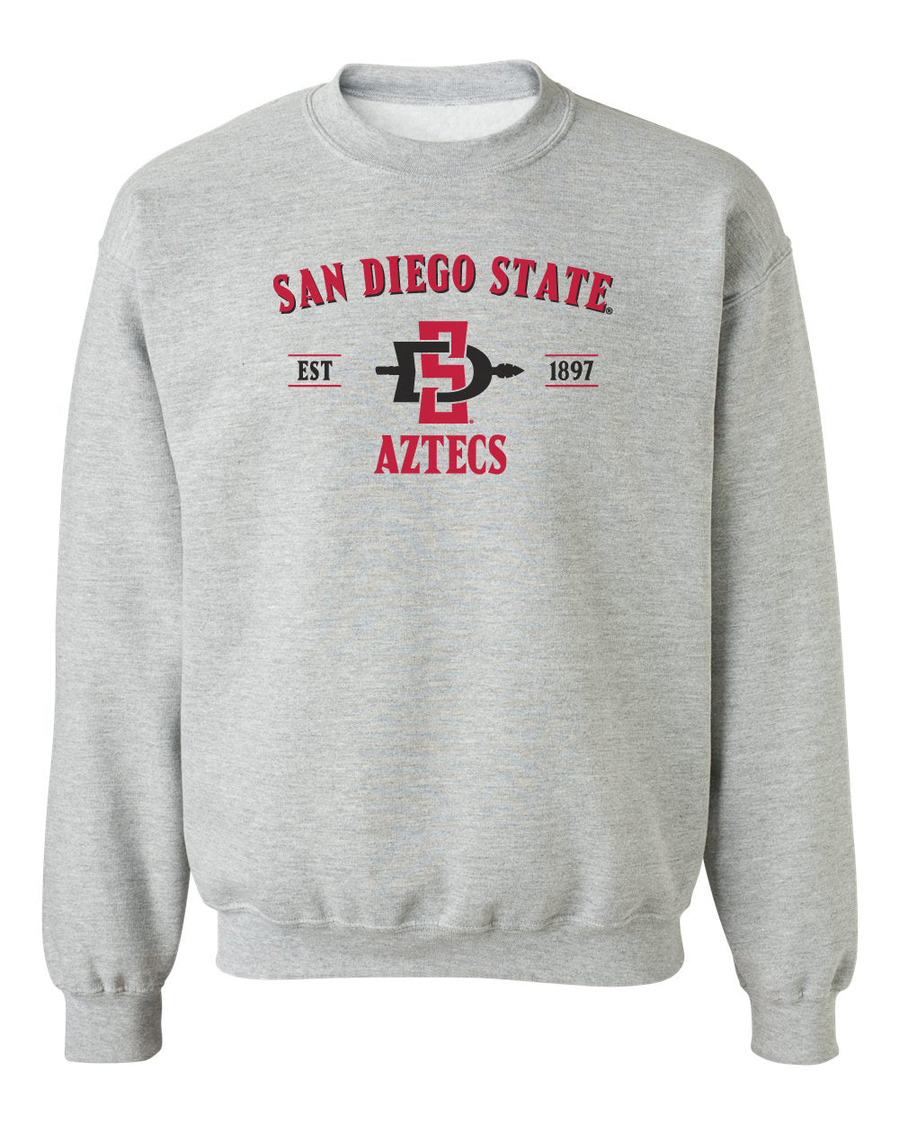 San Diego State Aztecs Crewneck Sweatshirt - SDSU Primary Logo