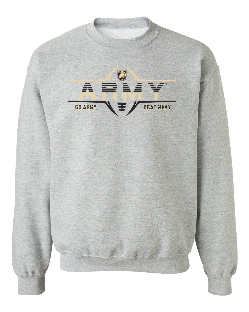 Army Black Knights Crewneck Sweatshirt - Army Football Laces