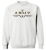 Army Black Knights Crewneck Sweatshirt - Army Football Laces