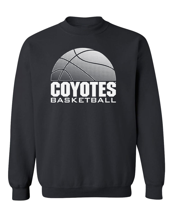 South Dakota Coyotes Crewneck Sweatshirt - Coyotes Basketball