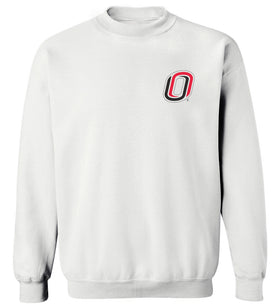 Omaha Mavericks Crewneck Sweatshirt - Trademarked O Logo