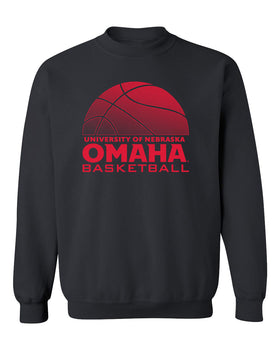 Omaha Mavericks Crewneck Sweatshirt - UNO Basketball